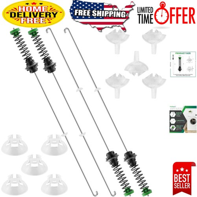 #ad #ad Washer Suspension Rod Set with Anti Noise Tech for Whirlpool amp; Kenmore $66.99