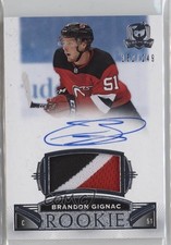2019-20 Upper Deck The Cup Rookie 152/249 Brandon Gignac #87 Patch Auto 14hk