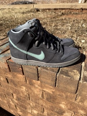 Size 10 - Nike SB Dunk High Pro Soft Grey/Mint Men s US ,  Dyed
