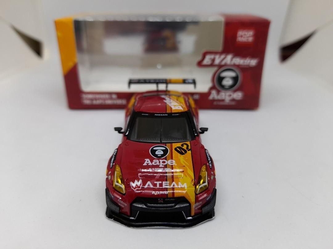 MINI GT x POPRACE 90 EVA RT Test Type-01 X Works GT-R #33 SUPER GT