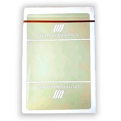 Vintage United Airlines Tulip Logo Promotional Playing Cards Taiwan ROC 70s-80s
