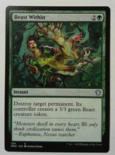 Beast Within *Uncommon* Magic MtG x1 DMC Commander Dominaria United