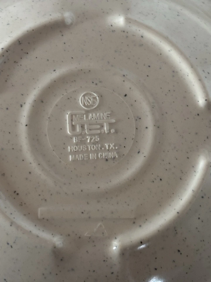 Set of 4 G.E.T. Enterprises Santa Fe Ironstone 14 oz Melamine Bowls BF-725 ~ V20 - Image 4 of 4