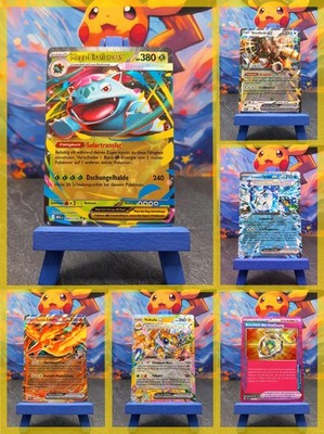Pokémon Karten Auswahl ex/Mega ex/Promo und ASS-Rare Karten Deutsch EXC-NM