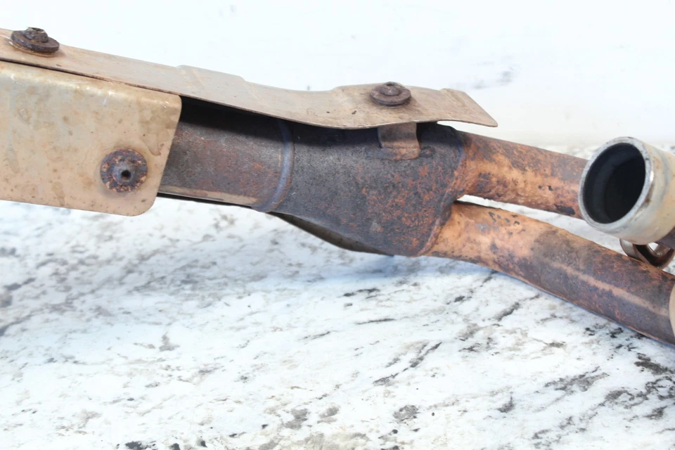 2007 YAMAHA GRIZZLY 700 Exhaust Header Pipe 99999-03990-00 - Image 3 of 4