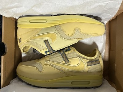 Nike Air Max 1 Travis Scott Cactus Jack Saturn Gold Sneakers Size 11M/12.5W DO93