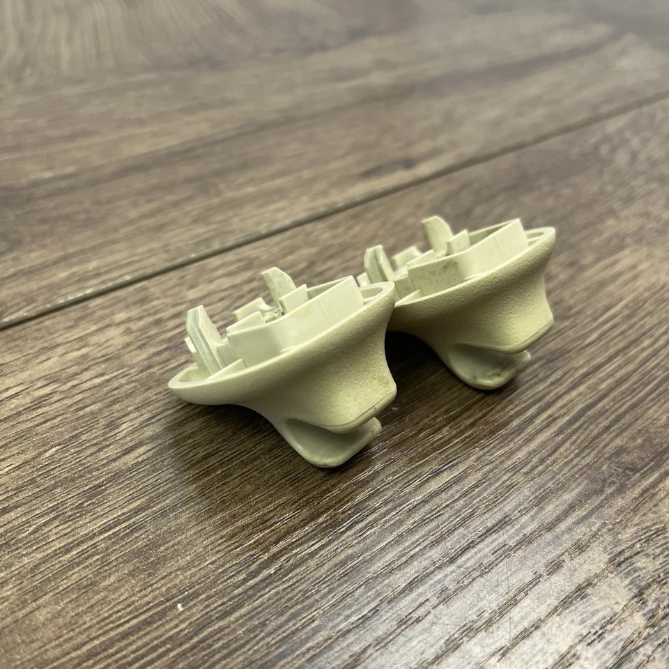 2006-2012 Ford Fusion Sun Visor Clip Pair Beige OEM Clips - Image 3 of 4