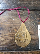 Wendell August Solid Bronze 1994 IMMANUEL First Edition Ornament w/Box