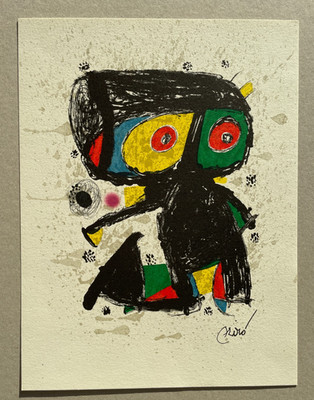 Joan Miro - Lithographie - Tribut to Polygraph - JOAN MIRÓ