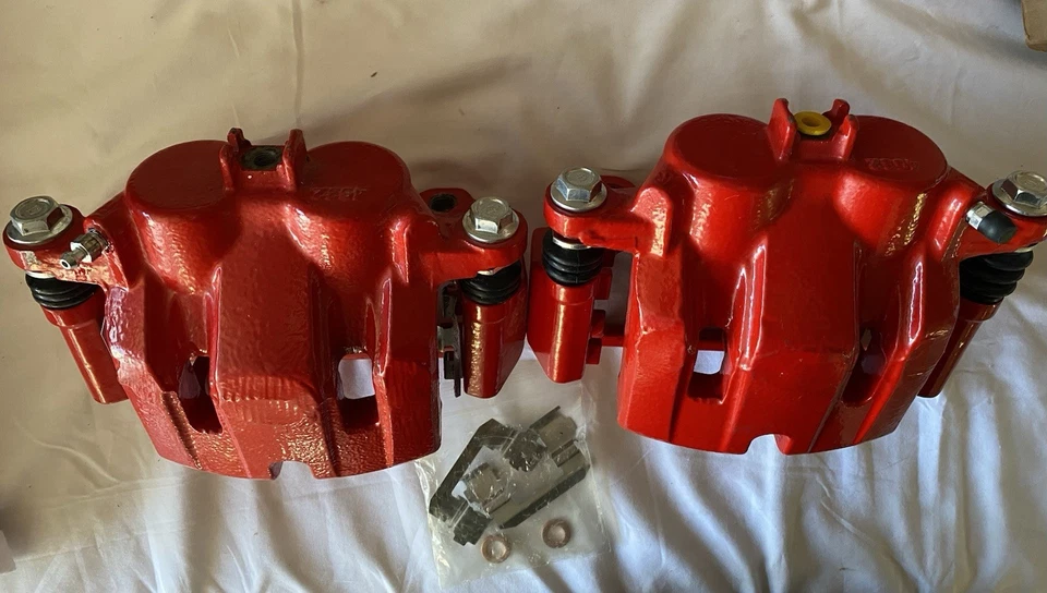 Power Stop S4844 Red Front Brake Caliper Set for 2002-2007 Jeep Liberty - Image 2 of 4