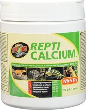 Phosphorus-Free Calcium Supplement w/ Vitamin D3 for Reptiles 8oz 