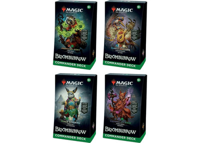 Magic: The Gathering Bloomburrow Commander Deck Bundle - Includes All 4 Decks