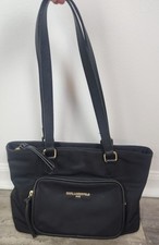 Karl Lagerfeld Black Medium Nylon Tote Bag