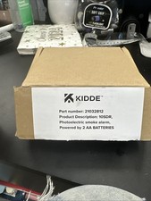 F-2. Kidde 10SDR Smoke Alarm, 4-Inch Compact, AA Battery Powered, Fast Alert