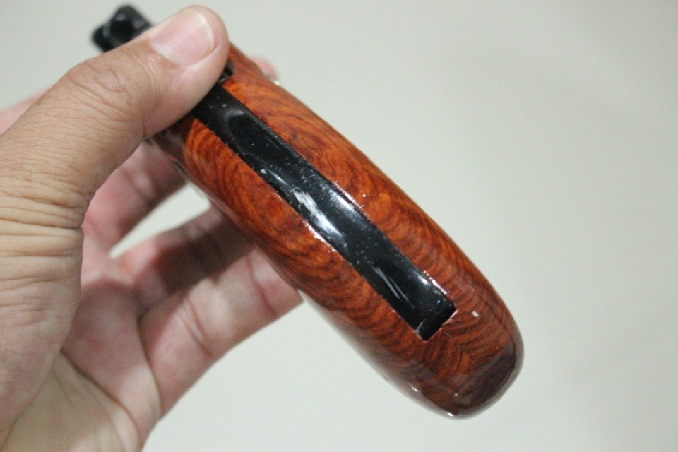 RETRO TARGET 686 ROUND BUTT GRIPS FOR S&W K L FRAME TIGER STRIPE WOOD ...