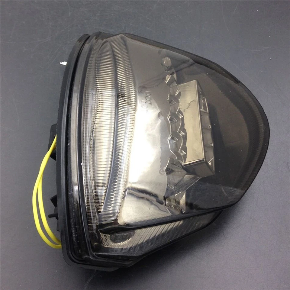 Luz trasera LED de humo lámpara de señal de giro de freno para Suzuki GSXR1000 2007-2008 Foto 3 de 4