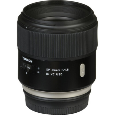 Tamron SP 35mm F/1.8 Di VC USD for Canon. U.S. Authorized Dealer