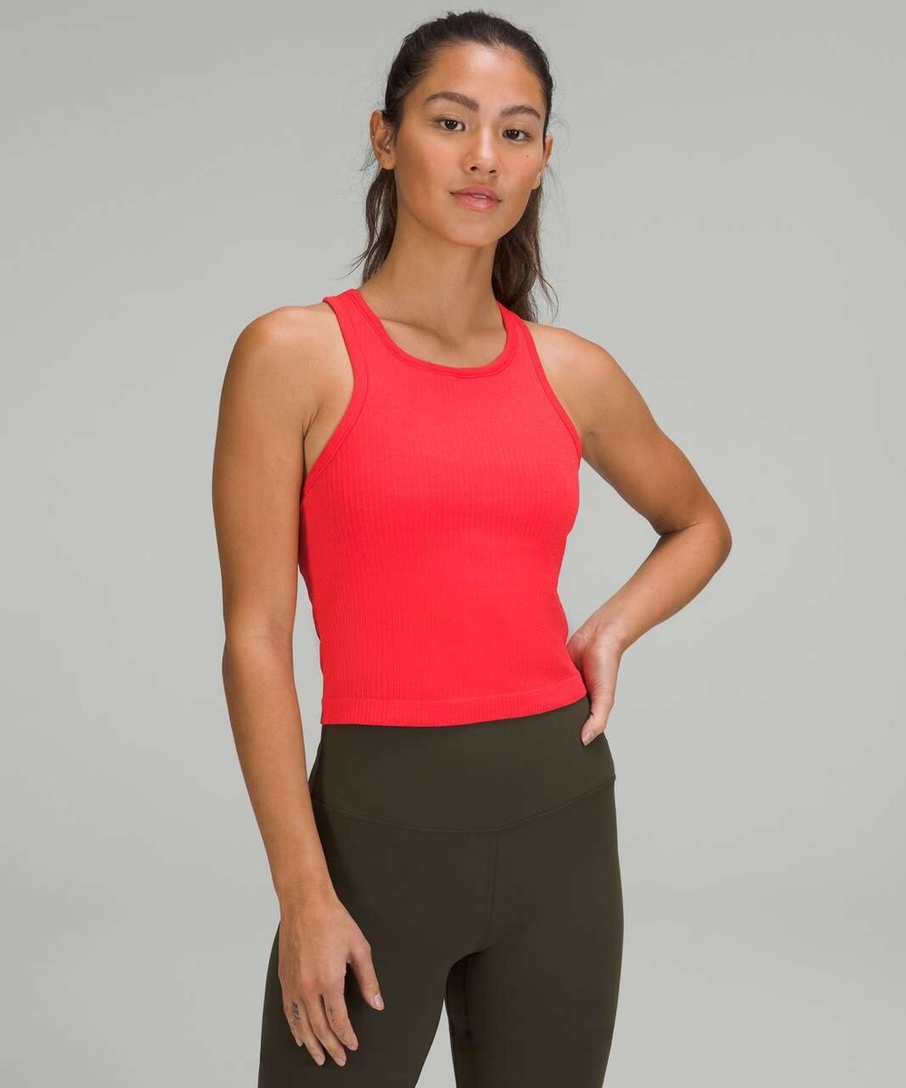 lululemon - Lululemon ルルレモンEbb to Street RBCrop Tank Lululemon Ebb to Street Tank Top - Dramatic Magenta - lulu