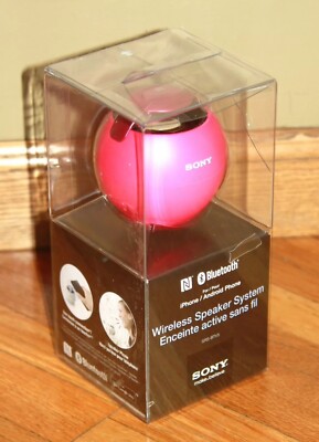 Sony SRS-BTV5 Wireless Portable Speaker Bluetooth Hot Pink Ball