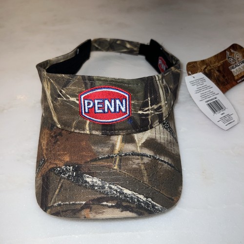 Penn Fishing Sun Visor Hat Men Tournament Fish / Hunting Cap Realtree Max Reel - Picture 10 of 13