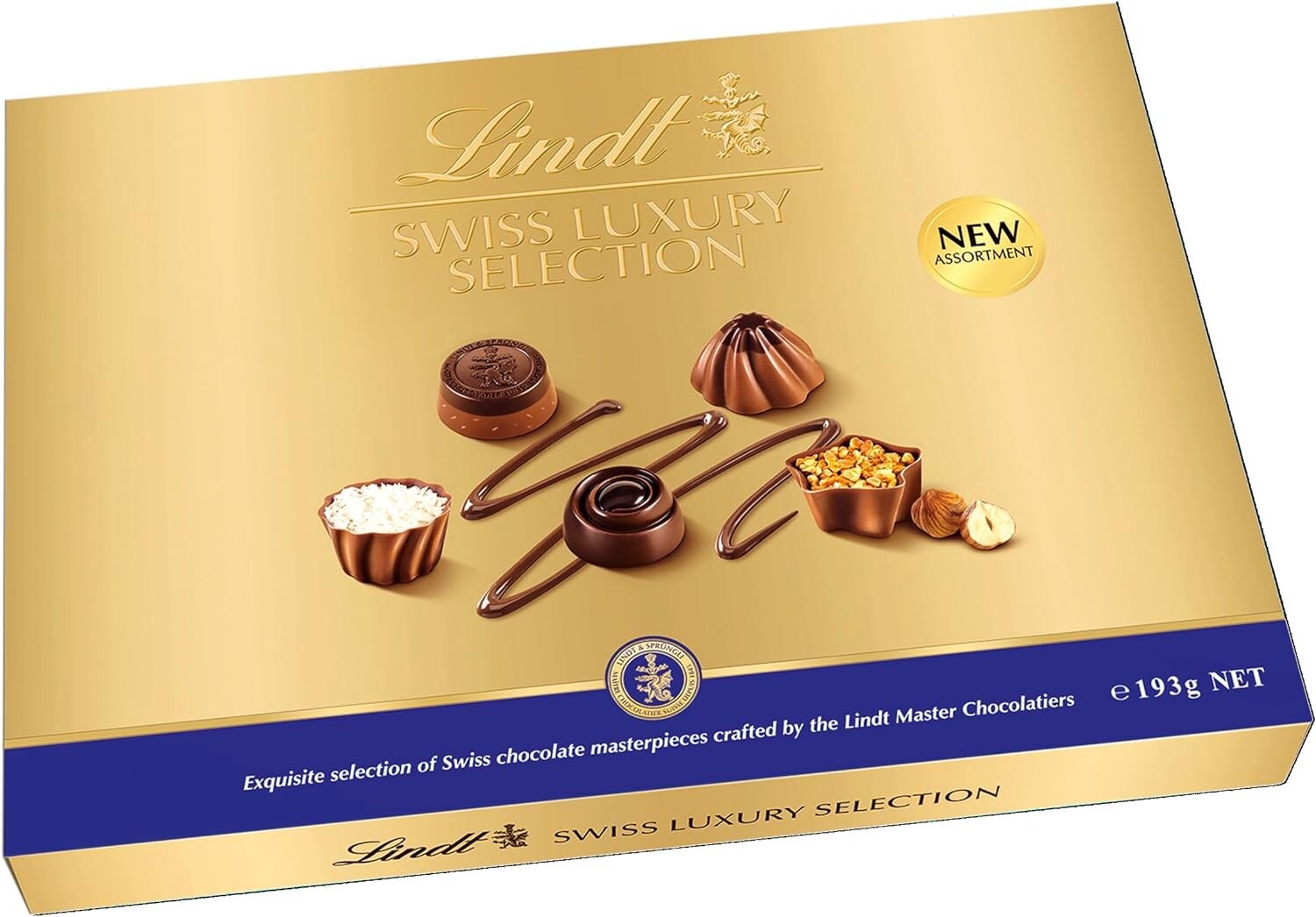 Lindt Swiss Luxury Selection 193g | For Valentine | For Her | For  