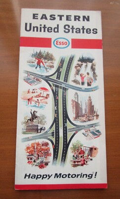 1967 ESSO  EASTERN UNITED STATES  MAP