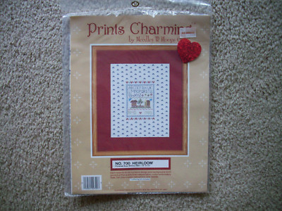 Needles 'n Hoops vintage cross stitch kit: No. 700 Heirloom, new, 8 x 10