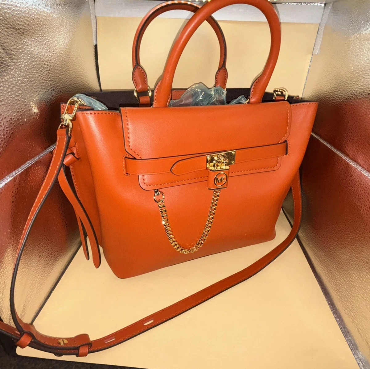 Hamilton large leather satchel cheap