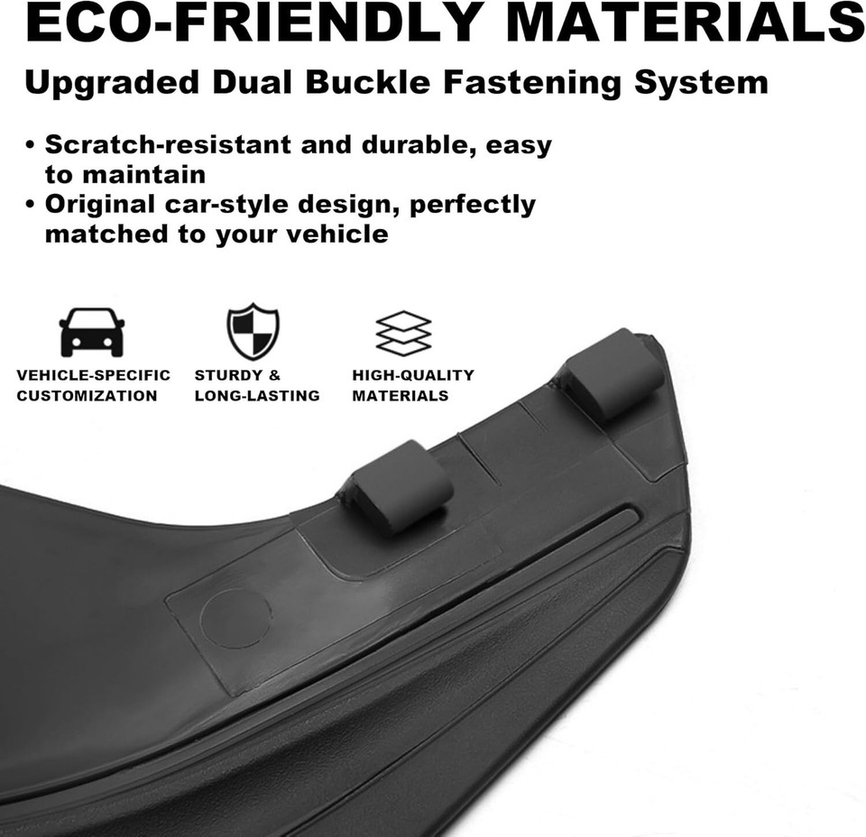 Handcrafted Mud SUPER LINER Tesla Model Y Mud Flaps (2021-2025) No Drill Custom Fit | eBay