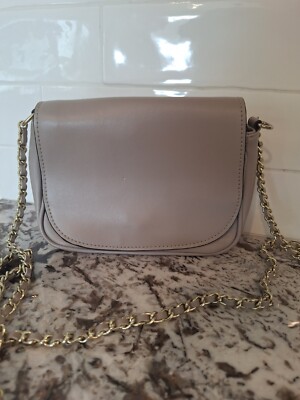 KC JAGGER CROSSBODY LEATHER BAG COLOR GRAY