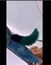 Genshin Impact Tighnari Plush Tail Ear Headdress Accessories Anime Cosplay Prop