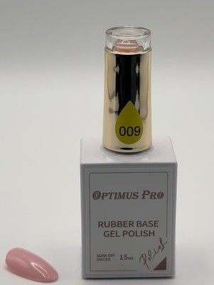 Optimus Pro Rubber Base Gel Polish soak off UV/LED 15ml/0.5oz -09