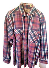Shirts: Men's Moose Creek Heavy Cotton Flannel Shirt, Size X/L, 100 Cotton