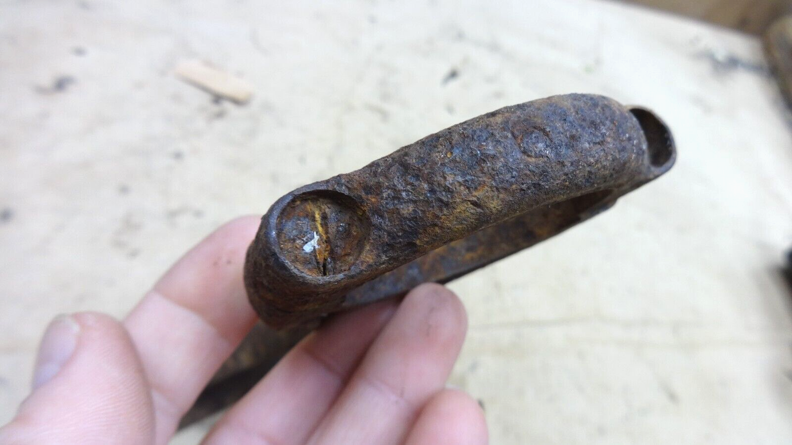 1931 Model A Ford STEERING COLUMN DROP BRACKET Original Support Brace