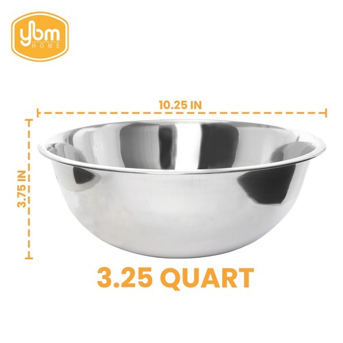 YBM HOME Paquete de Mezclador de Acero Inoxidable - Espejo Pulido Premium Anidación - Imagen 12 de 45