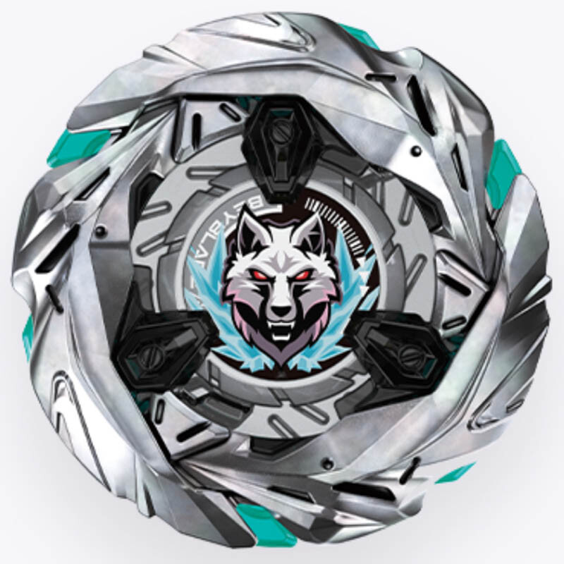 TAKARA TOMY Silver Wolf 3-80FB Burst Beyblade X Starter Launcher