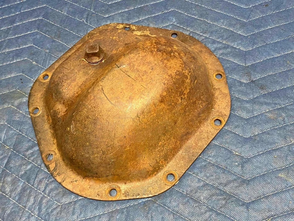 67-72 73-80 Chevy GMC OEM DANA 44 DIFERENCIAL DELANTERO CUBIERTA DIFF Cuerpo Cuadrado D44 Foto 3 de 4
