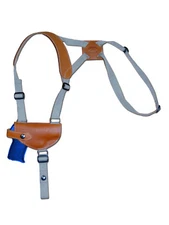 NEW Barsony Tan Leather Shoulder Holster for Kel-Tec Taurus Sccy 380 Ultra-Comp