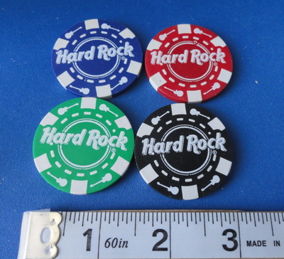 80's BURSWOOD CASINO メダル3点 Eight - Hard Rock Casino and Cafe Logo Poker Chips | eBay