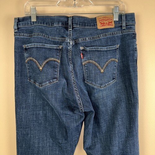 Levi’s Jeans Women's Size 14M 32x32 Classic Boot Dark Wash Blue - Picture 9 of 12
