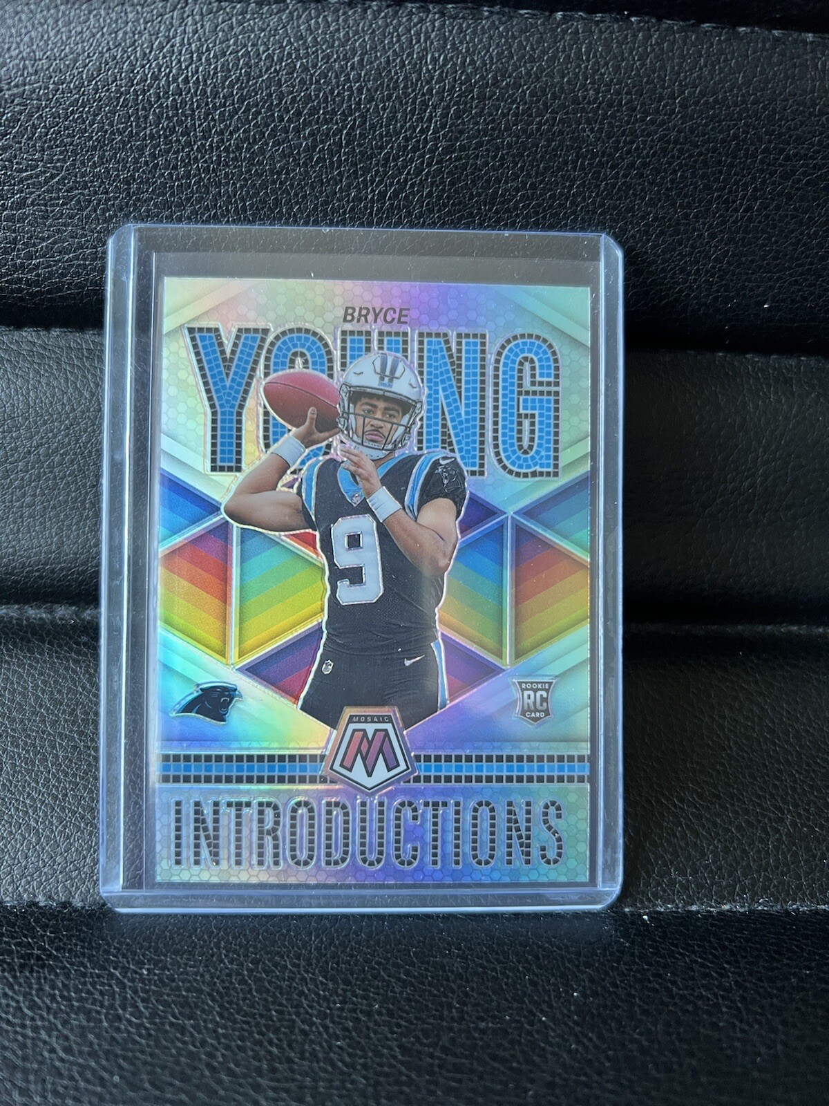Bryce Young 2023 Mosaic RC Introductions Silver Prizm #I-1 Rookie Panthers