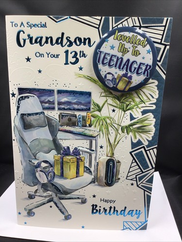 Special Daughter 13th Birthday Photo Upload Card In Red And Pink - Foto 5