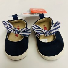 New Nuby Infant Shoes Blue and White 6-12 Months