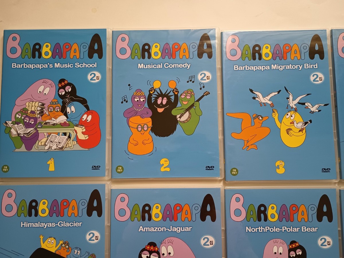 専用)Barbapapa 全巻セット 韓国語版 Barbapapa 2 10 DVD/CD Set English Dub Korean Exclusive RARE HTF