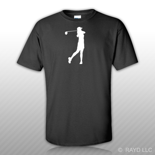Woman Golfer TShirt Tee Shirt S M L XL 2XL 3XL Cotton female golf girl eBay