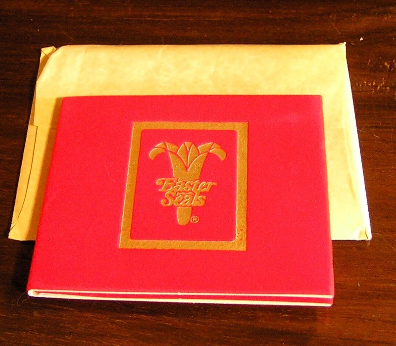 EASTER SEALS 24K GOLD PLATE On BRASS 1997 TENNESSEE CHRISTMAS TREE ORNAMENT