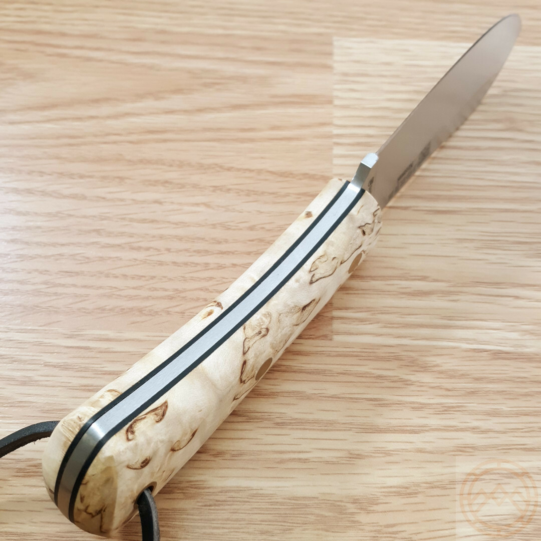 Joker Nessmuk Fixed Knife Sandvik 14C28N Steel Full Blade Curly