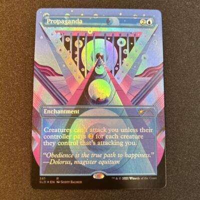 propaganda mtg card MTG Foil Propaganda Propaganda 1 copy
