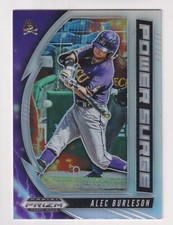 2020 Prizm Draft POWER SURGE SILVER REFRACTOR #PDP174 ALEC BURLESON RC Rookie