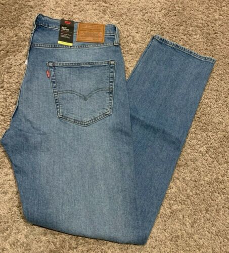 LEVI'S PREMIUM 502 REGULAR TAPER FIT FLEX STRETCH JEANS MEN'S 36X34 RT$89 0805D2